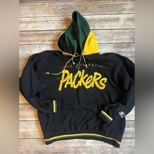 Packer Vintage Starter hoodie Sweatshirt size XL